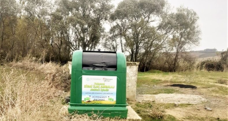 Zirai atık kutuları yedi mahalleye daha yerleştirildi