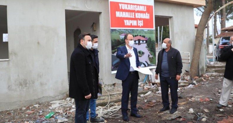 500 metrekarelik alan üzerine inşa edilen mahalle konağında sona yaklaşıldı