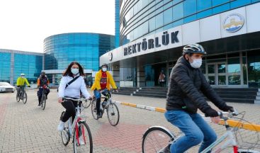 6 kilometrelik bisiklet yolu oluşturuldu
