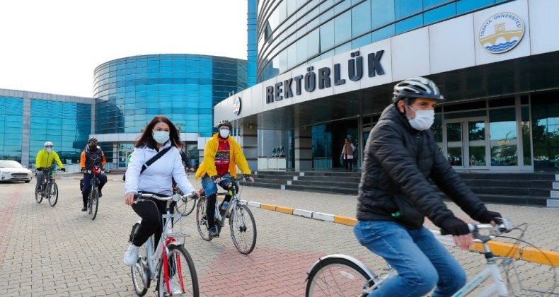 6 kilometrelik bisiklet yolu oluşturuldu
