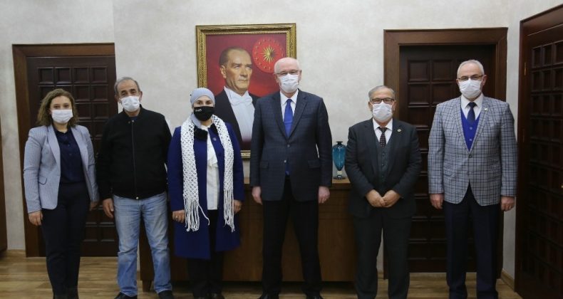 71 Evler’den Başkan Kurt’a teşekkür ziyareti