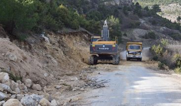 Abdullah Mihal Gazi Türbesi yolunda çalışma başladı