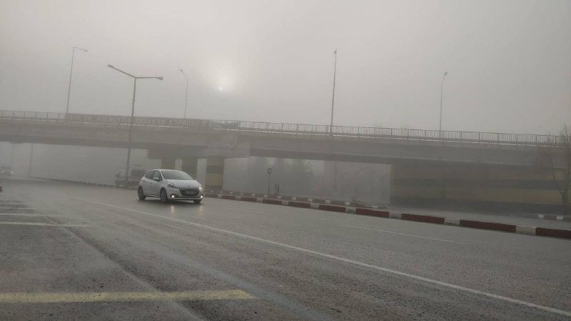 Afyonkarahisar’da sisli hava etkili oldu