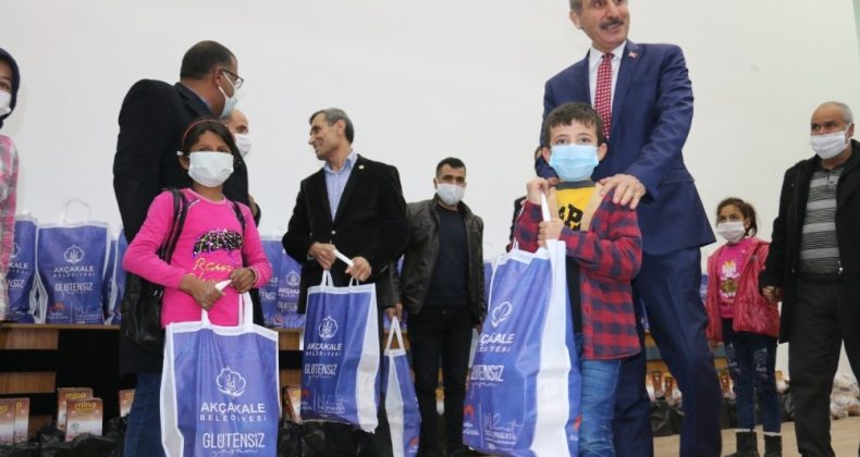 Akçakale’de çölyak hastalarına gıda desteği