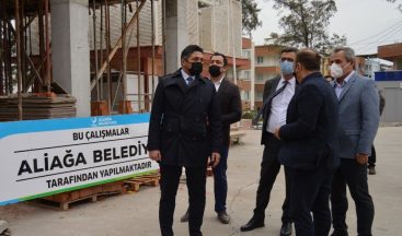 Aliağa Devlet Hastanesi Acil Servis Ek Binası hızla yükseliyor