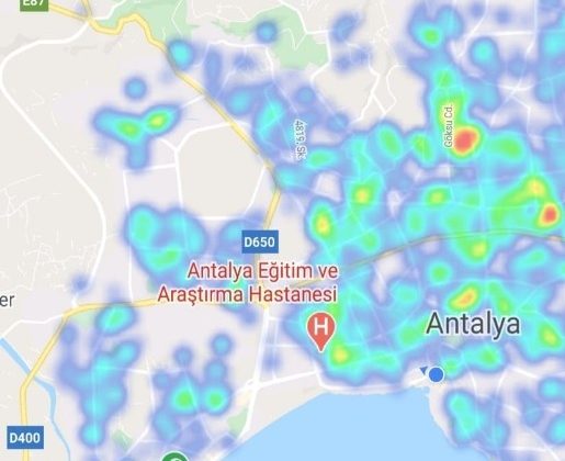 Antalya’da risk haritası kırmızıdan yeşile döndü