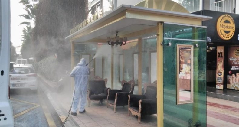 Aydın’da dezenfeksiyon çalışmaları devam ediyor