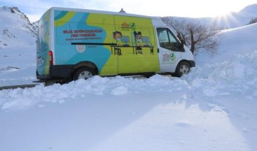 Bakan Selçuk: “Mevsim koşulları ne olursa olsun EBA Mobil Destek ekiplerimizle yollardayız”