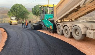 Balören Köy yolu asfaltlandı