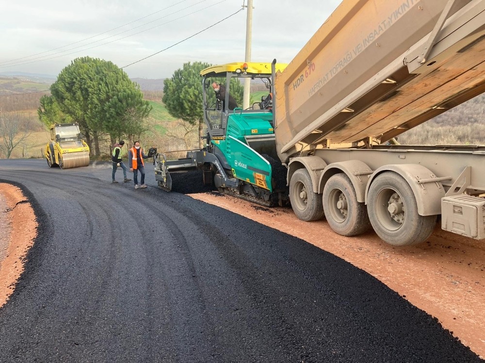 Balören Köy yolu asfaltlandı