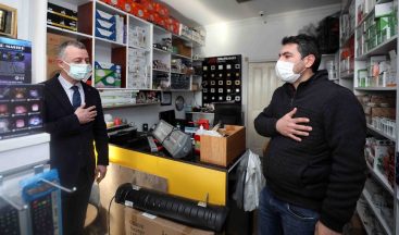 Başkan Büyükakın, Çayırova esnafını ziyaret etti