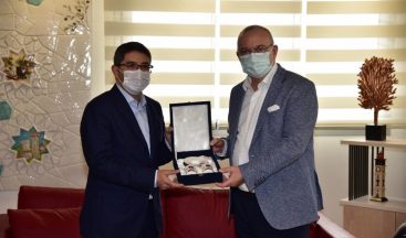 Başkan Çelik’ten Başkan Ergün’e ziyaret