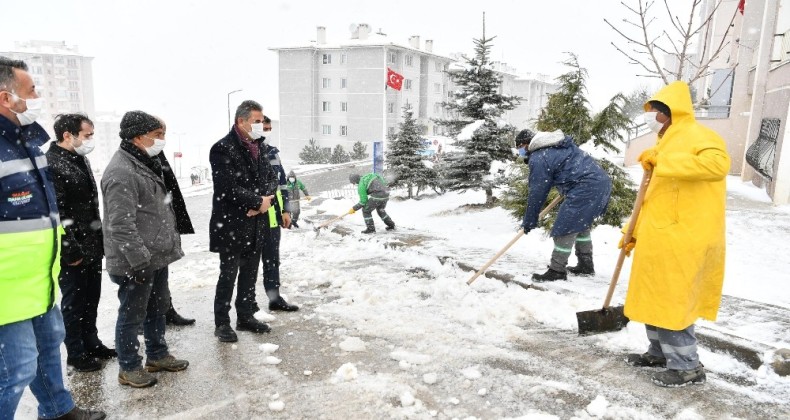 Başkan Köse saha çalışmalarını denetledi