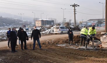Başkan Öz çalışmaları yerinde inceledi