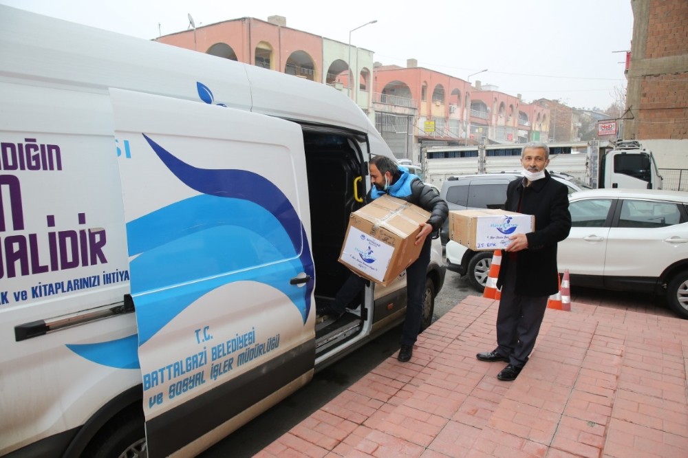 Battalgazi Belediyesi’nden Türkmen Dağı’na yardım eli