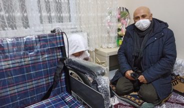 Bulanık’ta tekerlekli sandalye dağıtımı