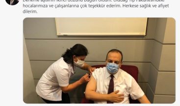 Bursa Valisi Canbolat korona aşısının 2. dozunu da yaptırdı