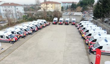 Bursa’ya 18 yeni ambulans
