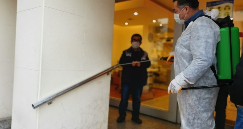 Büyükşehir Belediyesi’nden Nazilli’de dezenfekte çalışması