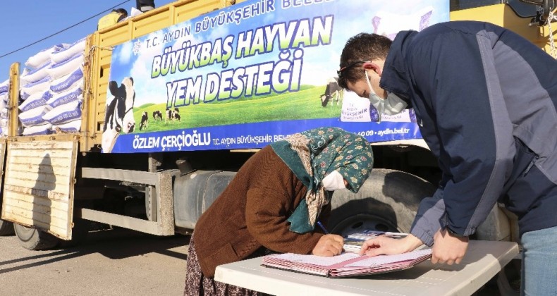 Aydın’da 152 Bin Ton Yem Desteği