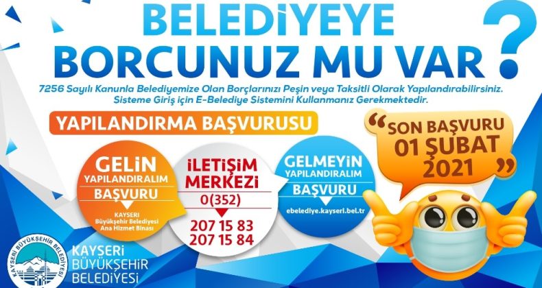 Borç Yapılandırma Fırsatı 1 Şubat’a Uzatıldı