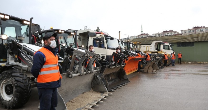 Darıca Belediyesi karla mücadeleye hazır