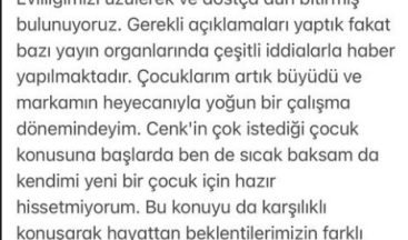 Demet Şener’den boşanma açıklaması