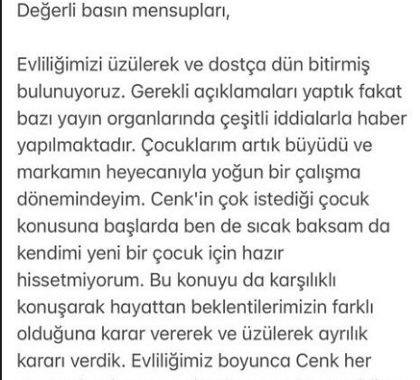 Demet Şener’den boşanma açıklaması