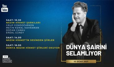 Dünyaca ünlü usta Şair Nâzım Hikmet 119. doğum gününde Ataşehir’de anılacak