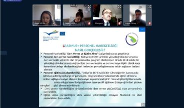 Erasmus değişim programı ve başvuru koşulları anlatıldı