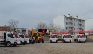 Ergani Belediyesi araç filosunu genişletti