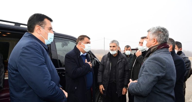 Gürkan ve Tüfenkci Ören mahallesindeki çalışmaları inceledi