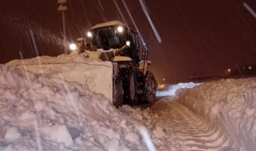 Güroymak’ta Yol Açma Çalışması