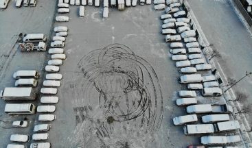 İstanbul’da kar manzarası havadan görüntülendi