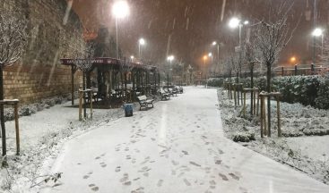 İstanbul’da karın tadını çocuklar çıkardı