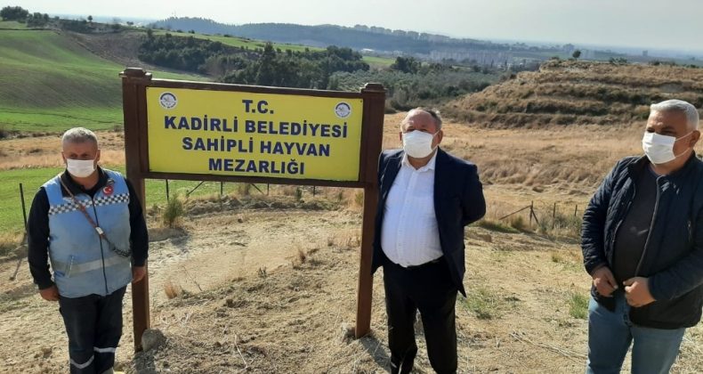 Kadirli’ye hayvan mezarlığı açıldı