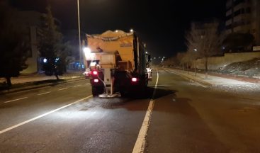 Kahramanmaraş’ta buzlanma tehlikesine karşı tuzlama