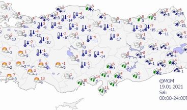 Kar yağışı bugün İstanbul’u terk ediyor