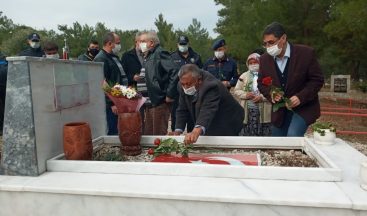 Karabacaklı , şehadetinin 5. yılında mezarı başında anıldı