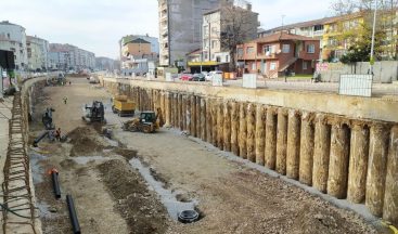 Karamürsel Köprülü Kavşağında tünel kazısına başlandı