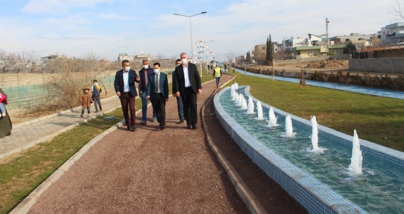 Kaymakam Koç ve Başkan Turanlı çalışmaları yerinde inceledi