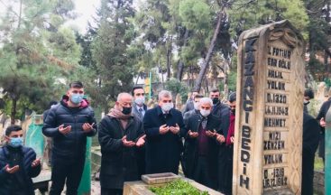 Kazancı Bedih mezarı başında anıldı