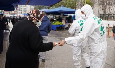 Kestel Belediyesi, vatandaşlara 20 bin sabun dağıttı