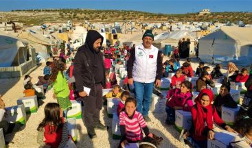 Kocaeli’de toplanan yardımlar savaşın çocuklarına tebessüm oldu