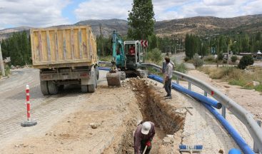 Konya Büyükşehir’den 2020’de 432,3 kilometre su ve kanalizasyon şebekesi