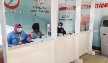 Körfez Belediyesi, sağlık çalışanları için paravan yaptı