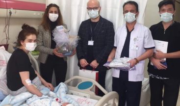 Kütahya’da yeni yılın ilk bebeği