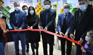 ’Kütüphanesiz okul kalmasın’ projesinde 8. kütüphane açıldı