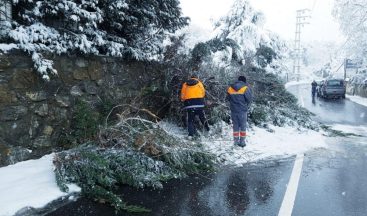 Maltepe’de 250 kişilik ekiple kar seferberliği