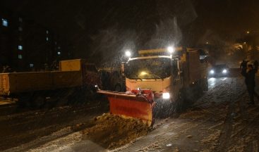 Maltepe’de 250 kişilik ekiple kar seferberliği